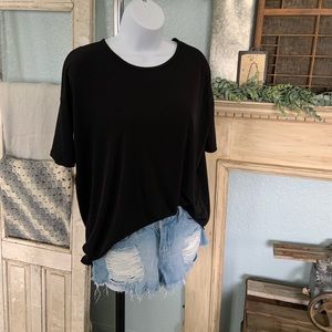 Solid Black LuLaRoe Irma size XXS